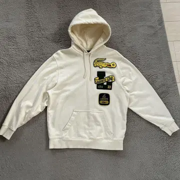 LACOSTE 라코스테 빅 와니 와펜 릴랙스핏 후드티