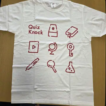 [ QuizKnock ] QuizKnock T셔츠 아이콘 L사이즈