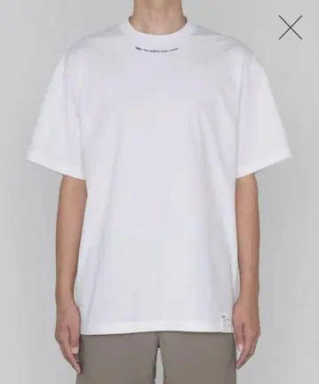 THE NORTH FACE x HYKE 화이트 T셔츠