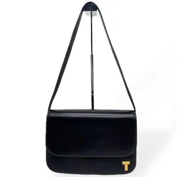 컨디션 최상 a.testoni 아테스토니 숄더백 블랙 가죽