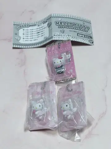HELLO KITTY 패키지 미니어처 컬렉션 3개 세트