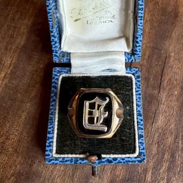 [ 프랑스 발송 ] 빈티지 반지 Clark & C 'E