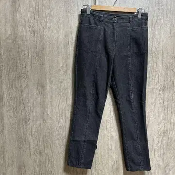 라 이마쥬 la IMAGE 블랙 데님 팬츠
