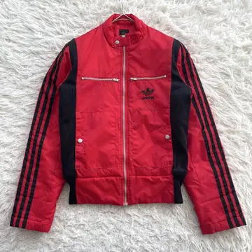 adidas 빈티지 트레포일 자수 긴팔 충전솜 나일론 자켓