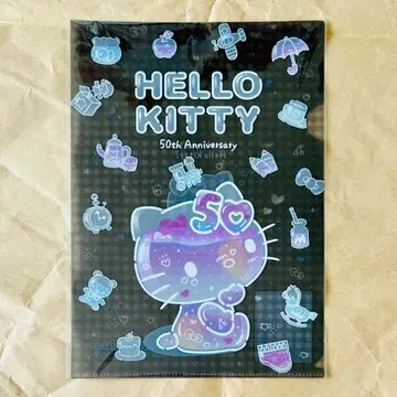 2 대만 HELLO KITTY 헬로키티 50주년 A4 클리어 파일