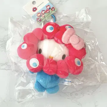 먀쿠먀쿠 헬로키티 만박 카라비너 마스코트  키티