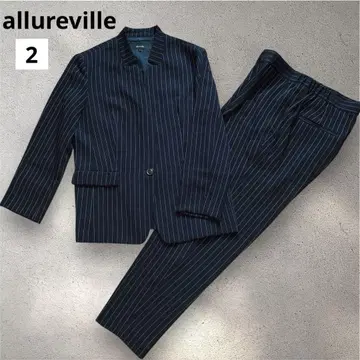 새상품급 allureville 알아바일 수트 셋업 스트라이프 세트