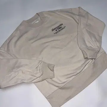 미사용 새상품 Abercrombie & Fitch 트레이닝복 XS 크림색