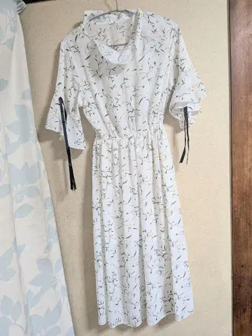 반팔 꽃무늬 원피스 M