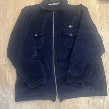 LACOSTE SPORT 네이비 코듀로이 자켓