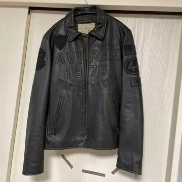 최종 가격! AVIREX 싱글 라이더 M 블랙 40주년