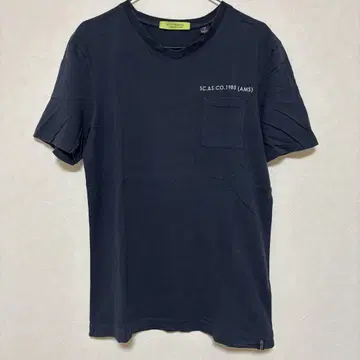 SCOTCH&SODA 네이비 V넥 T셔츠 S사이즈