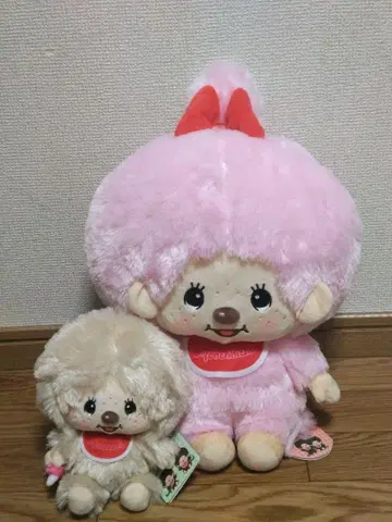 몽치치 봉제 인형 2개 세트 택 포함 새상품