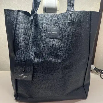 BEMS 인조 가죽 백 네이비 미사용