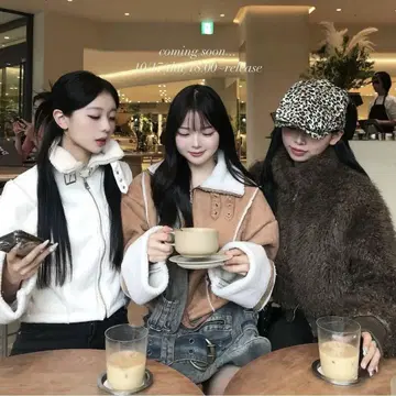 emmy 보아 자켓 무스탕 자켓