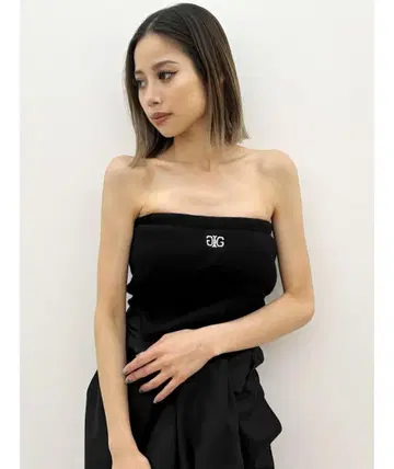 GYDA Symmetry GYDA 라메 embroidery 베어 상의