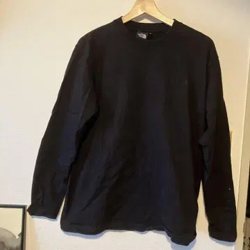 THE NORTH FACE 블랙 긴팔 티셔츠