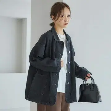 시마무라 다나카 리나 데님 자켓 L 사이즈