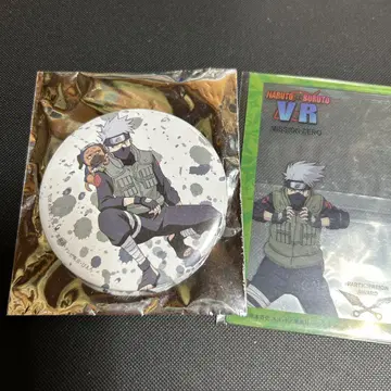 NARUTO 나루토 VR 스플래쉬 캔뱃지 하타케 카카시 & 팩