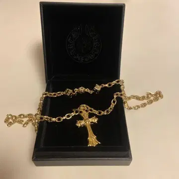 골드 십자가 펜던트 목걸이