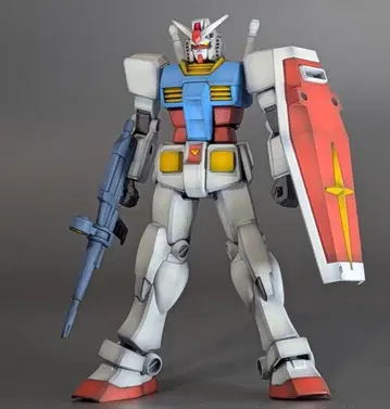 [ EG ] 전체 페인팅 RX-78 건담 건담 프라모델 정크 조립 완료품