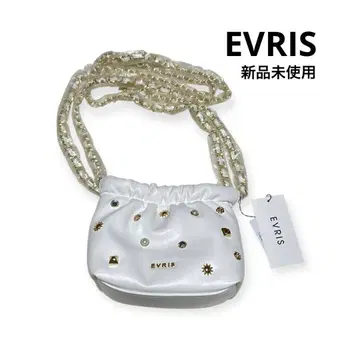 [ 미사용 새상품 ] EVRIS 스터드 체인 미니 숄더백