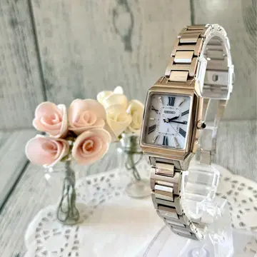 [레어] SEIKO 루키아 1B32-0AL0 손목시계 실버 전파 솔라.