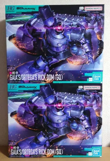 HG 지크 액스판 릭 돔 2기 세트