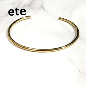 ete ete 내로우 뱅글 골드 925 실버