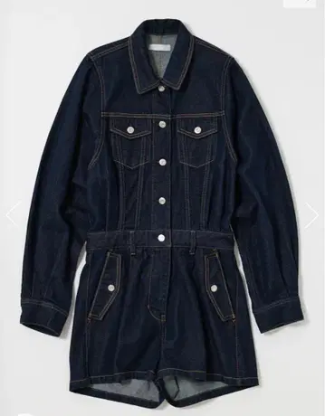DENIM SHORT 점프수트 moussy