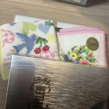FIELDER 꽃무늬 손수건 2장 세트