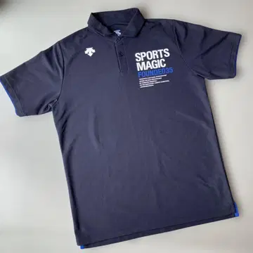 DESCENTE 남성용 피케 셔츠 L 사이즈