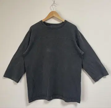 Goodon 굿온 풋볼 T 7부 소매 흑먹색 피그먼트 L 사이즈