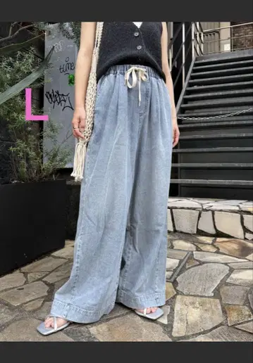 CIAOPANIC TYPY 데님 팬츠 스타일업 부드러운 이지 팬츠