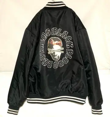 Y2K 바시티 자켓 NBA 로드맨 농구 L 사이즈 빅 실루엣 블랙