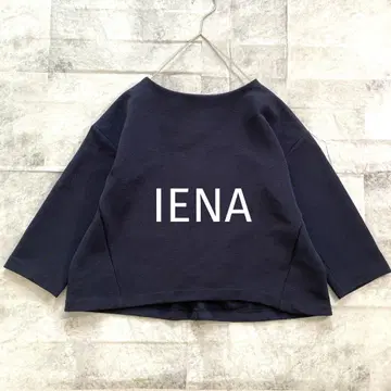 [새상품급] 이에나 IENA 쿨넥 티셔츠 백 디자인 네이비 풀오버