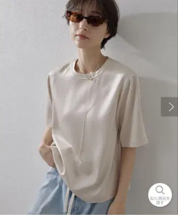 윔 가젯 새틴 TEE 블라우스