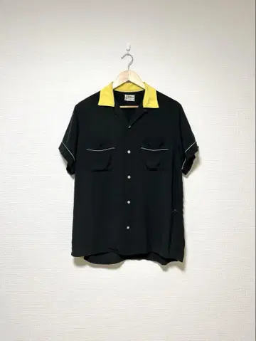 초레어 빈티지 50s 60s HLTON 볼링 셔츠 레이온