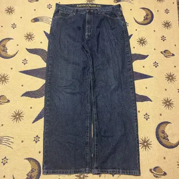 90s NAUTICA wide baggy denim