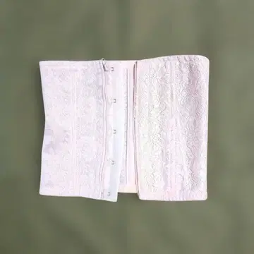 핑크 레이스 코르셋 브라이덜 이너
