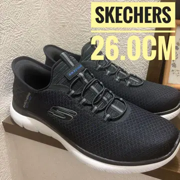 새상품 SKECHERS 슬립인즈 서밋 하이 레인지 블랙 26.0cm