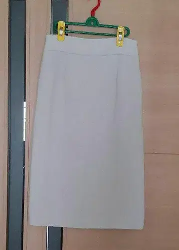 PLST 타이트 스커트 화이트 베이지 S