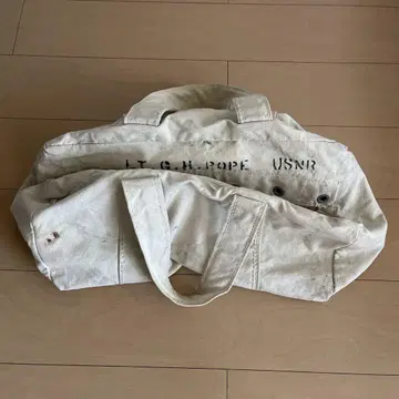 레어 40's USNR 캔버스 백 빈티지