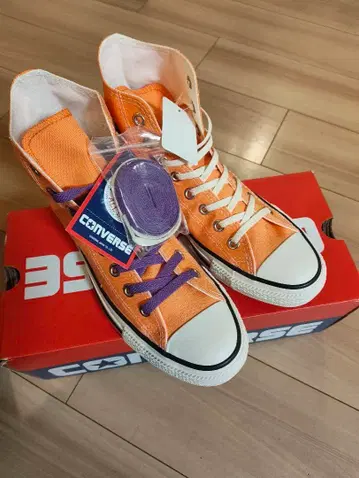 새상품 컨버스 올스타 US 컬러즈 25.5 번트 오렌지