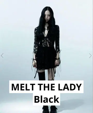 MELT THE LADY 레이스 시어 후크 탑