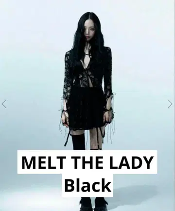 MELT THE LADY 레이스 시어 후크 탑