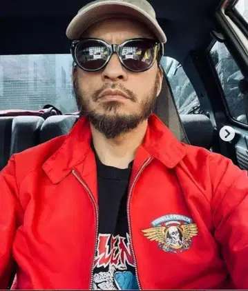 새상품 복각 파웰 랫본즈 스윙탑 빨간색 M