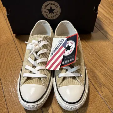 새상품 CONVERSE ALL STAR 코듀로이 스니커즈 23cm