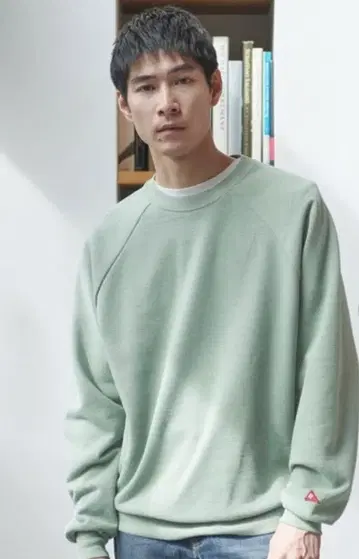 유나이티드 애로우즈 별주 헬스니트 크루넥 맨투맨