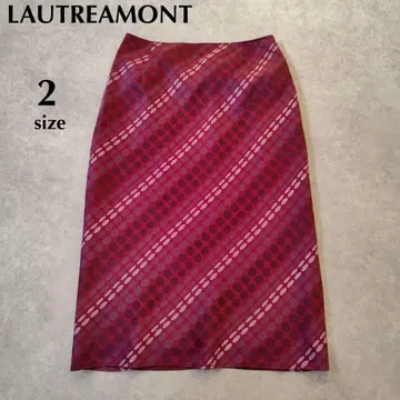 LAUTREAMONT 로트레아몽 2 새상품급 도트 무늬 타이트 스커트